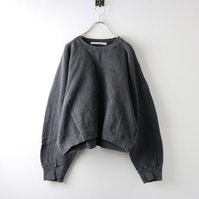 2023AW フレームワーク FRAMeWORK ショートワイドSWEAT/グレー 