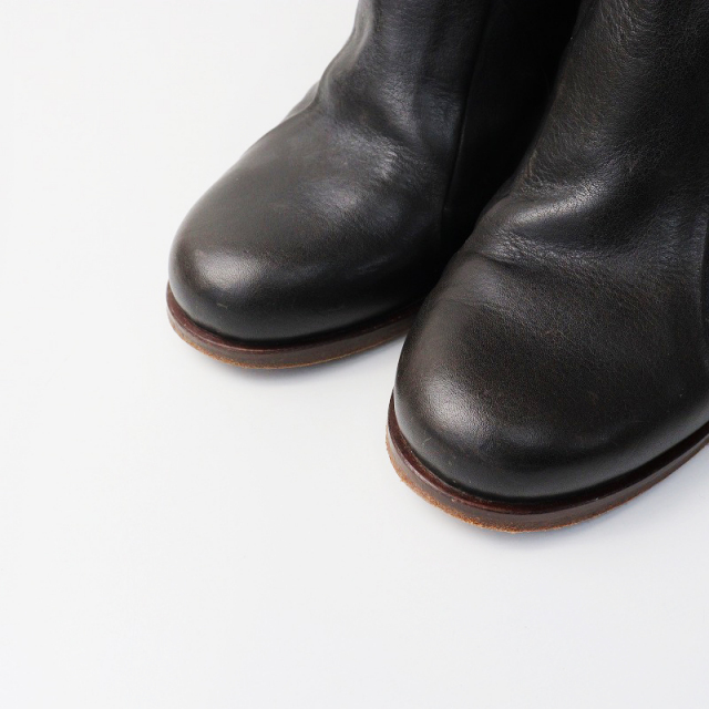 CAMPER レザーショートブーツ ブラック 38 CAMPER レザーショートブーツ ブラック 38