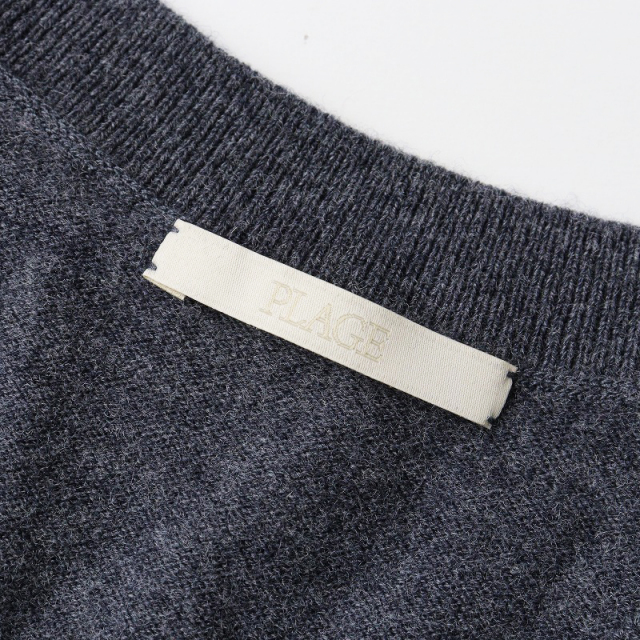 美品 2024AW プラージュ Plage Oversized ベスト/グレー系 ウール 