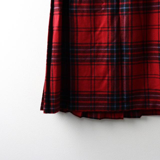 美品✨O'NEIL OF DUBLIN タイトラップスカート 赤チェック ウール 美品✨O'NEIL OF DUBLIN タイトラップスカート 赤チェック