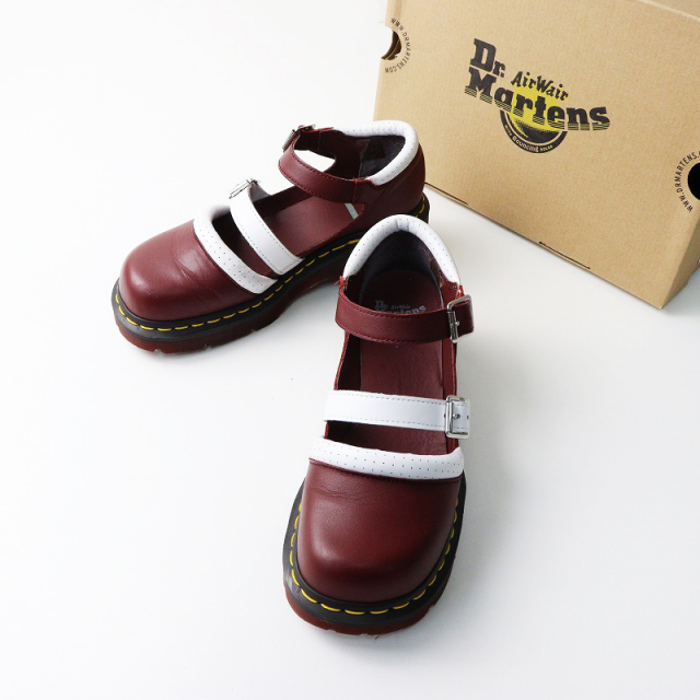 ドクターマーチン Dr.Martens AGGY STRAP SHOE 切替レザー ヒール 