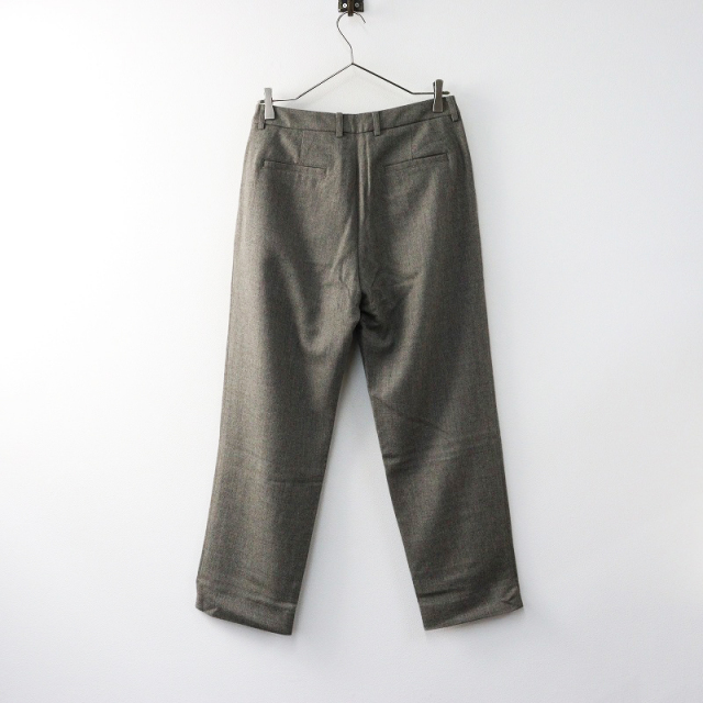 2022AW エヴァムエヴァ evam eva ウール100% タックパンツ 1