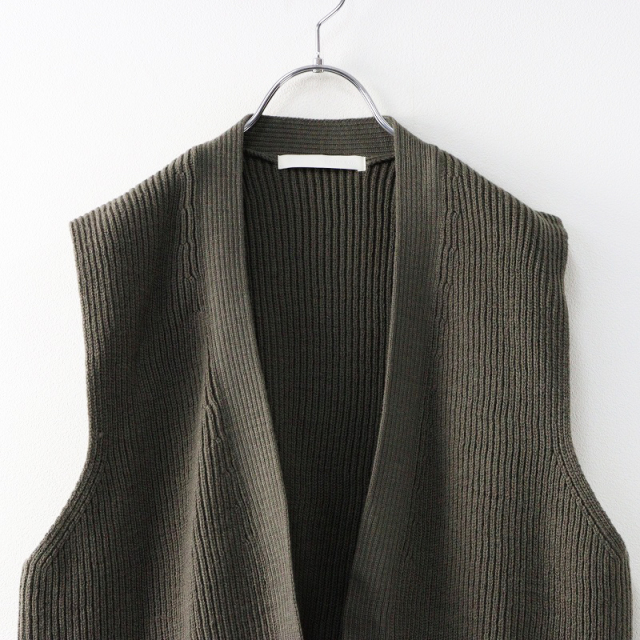 最高の 定価25300円 2024AW vest aze wool eva evam エヴァムエヴァ ベスト+ジレ