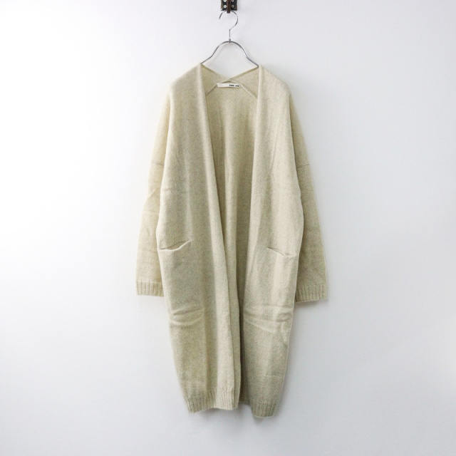 美品 定価45100円 2023AW エヴァムエヴァ evam eva yak robe ヤク 