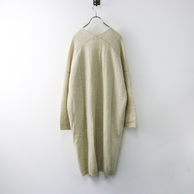 美品 定価45100円 2023AW エヴァムエヴァ evam eva yak robe ヤク 