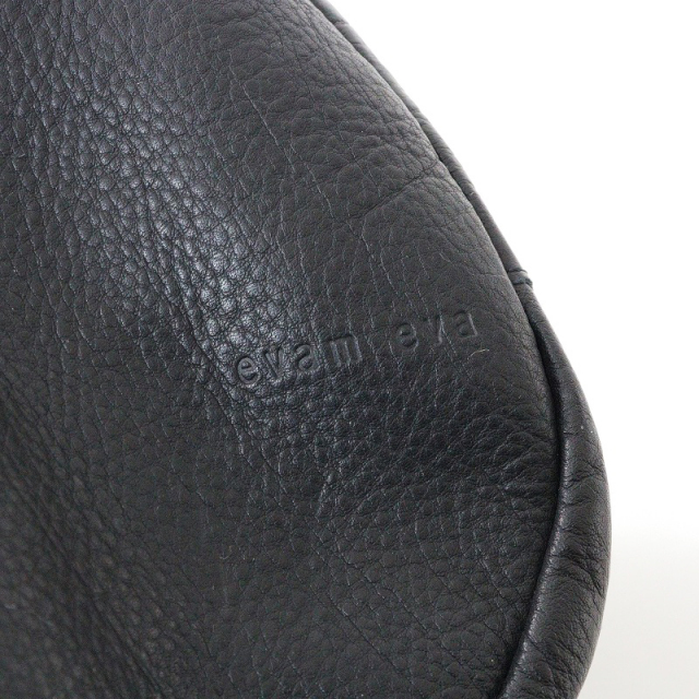エヴァムエヴァ evam eva レザー ドローストリング 巾着バッグ  