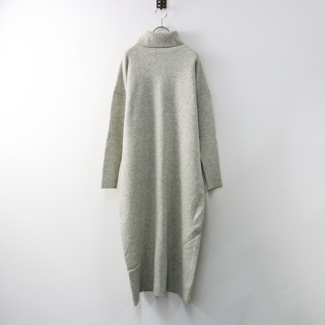 イエナ　Grossy タートルネックロングプルオーバーIENA ニットワンピース セール】ウールカシミヤ タートルネックワンピース