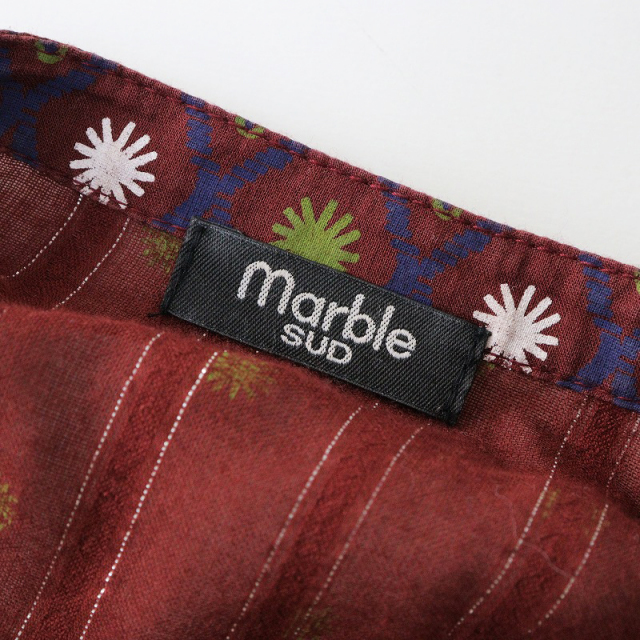 マーブルシュッド marble SUD dia flower Tunic ディアフラワー