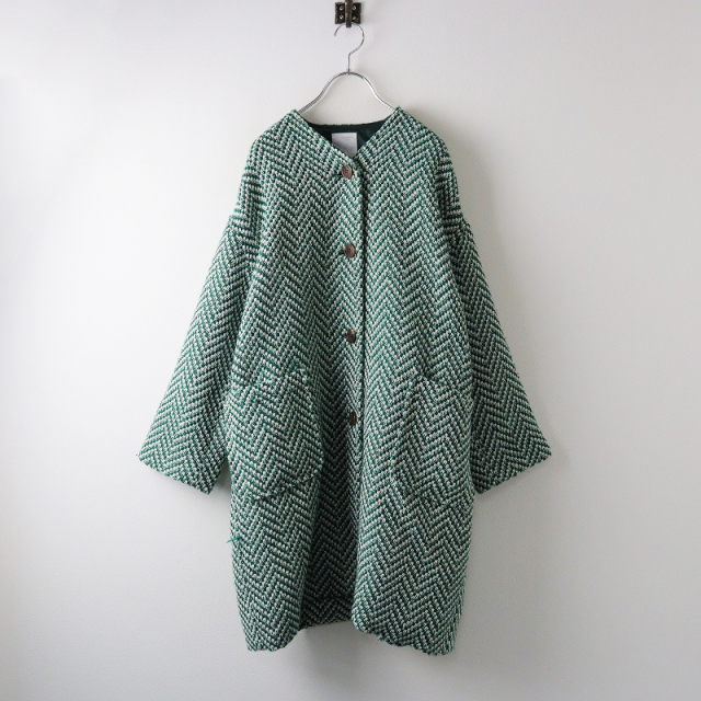 2022AW マーブルシュッド marble SUD KNIT JQ Coat ニット ジャガード  