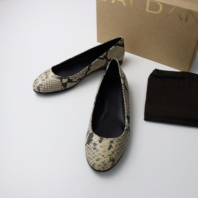 値下げ|BALDAN パイソンフラットシューズ BALDAN パイソン フラットシューズ