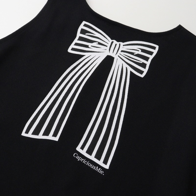 定価1.3万 CapriciousMie ノースリーブ ワンピース M ブラック