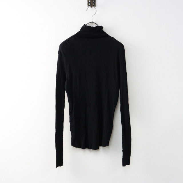 ソージュ soeju カシミヤ混タートルネックカットソー L ブラック / トップス ブラウス シャツ【2400014351057】 ソージュ soeju カシミヤ混タートルネックカットソー L ブラック