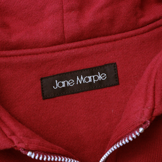 ジェーンマープル　パーカー　スウェット ジェーンマープル Jane Marple スウェットジップアップパーカー