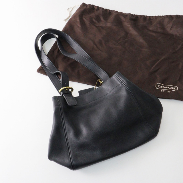 期間限定価格】Vintage COACH soho Buckle Bag black /ヴィンテージ 