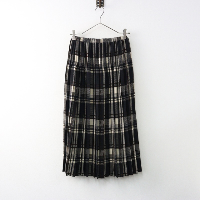 美品 2020AW スピック＆スパン Spick&Span チェックプリーツスカート  