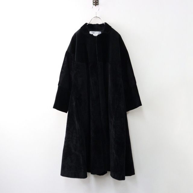 美品 2021AW コムコム コムデギャルソン COMME des GARCONS ベロア切替 