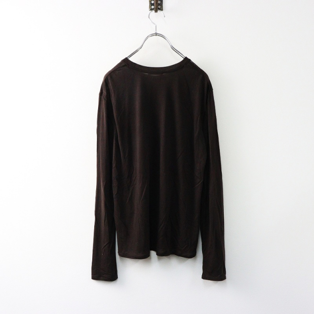 Deuxieme Classe Fine Tシャツ　ブラウン 追加 Uneven dyeing Tシャツ（Tシャツ/カットソー）｜Deuxieme