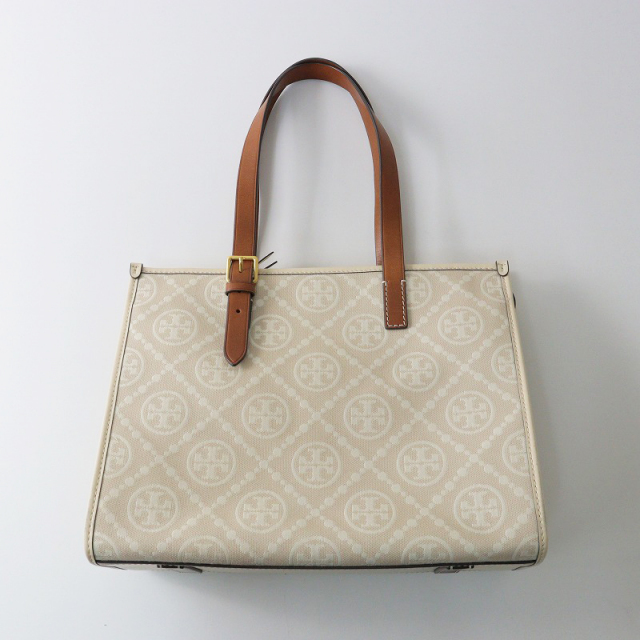 人気大容量 美品 トリーバーチ Tory Burch Tモノグラム ジャガード  