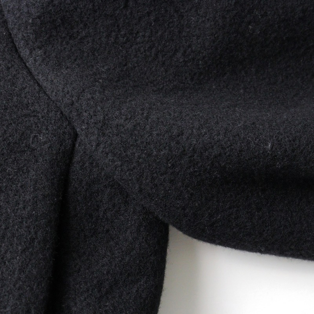 定価5万 2023AW ヨリ yori エアリーパフショートコート 36/ブラック  
