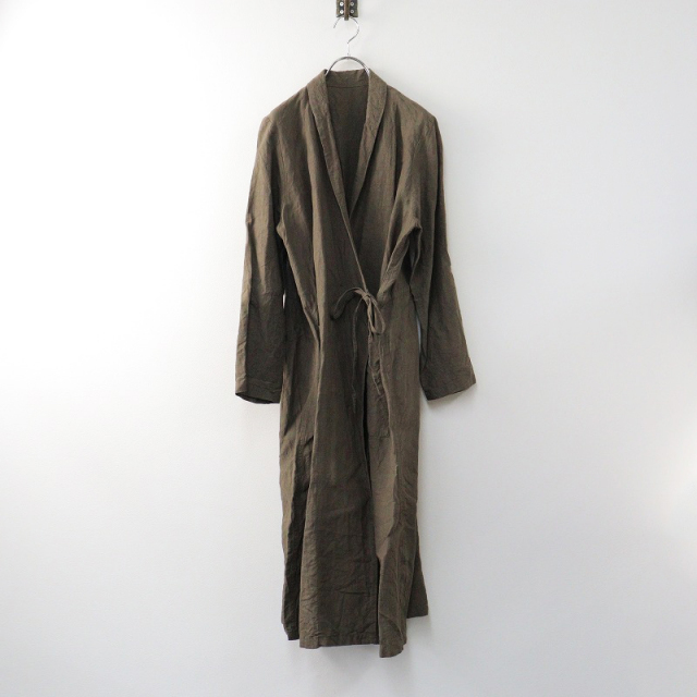 人気 ネストローブ nest Robe リネンスモーキングコート F  