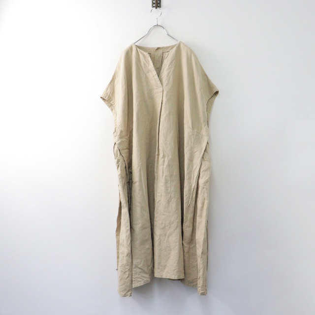 人気アイテム ネストローブ nest Robe リネン起毛 フレンチワンピース 