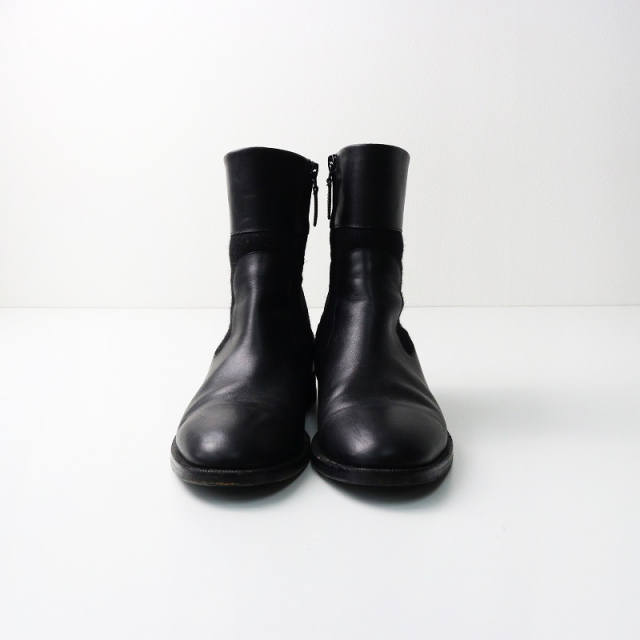 ニコラ期 バレンシアガ BALENCIAGA ウール スイッチング レザー