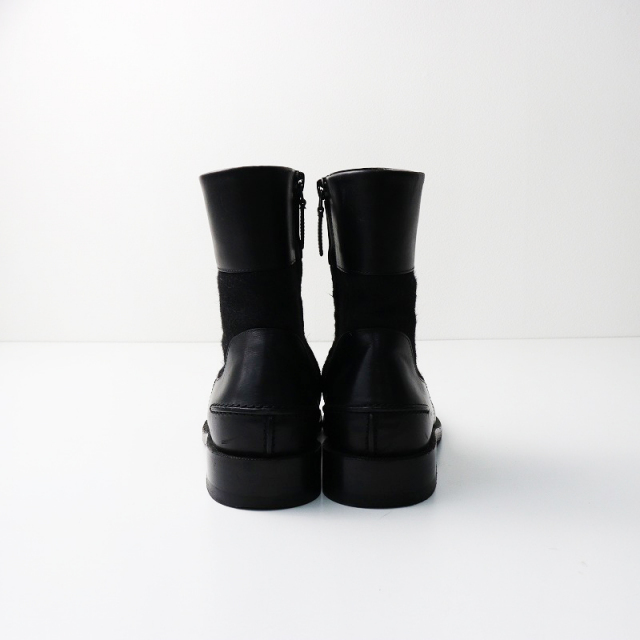 ニコラ期 バレンシアガ BALENCIAGA ウール スイッチング レザー