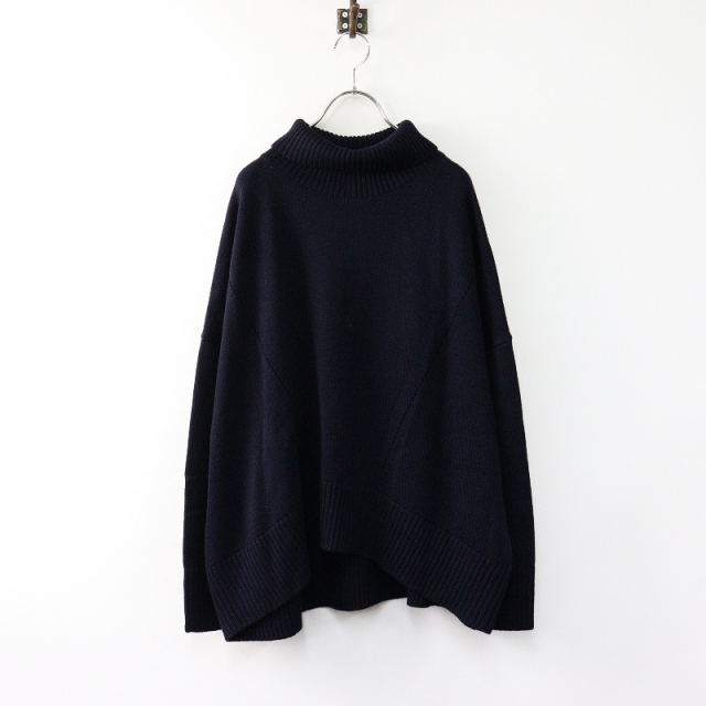 DEUXIEME CLASSE - ドゥーズィエムクラス Deuxieme Classe チノ CINOH タートルネックニット F/ネイビー セーター トップス 秋冬 ゆったり【2400014401394】 ドゥーズィエムクラス Deuxieme Classe チノ CINOH