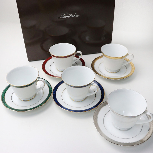 ノリタケ 食器5点セット⭐️ ノリタケ ボーンチャイナ 9849 食器セット