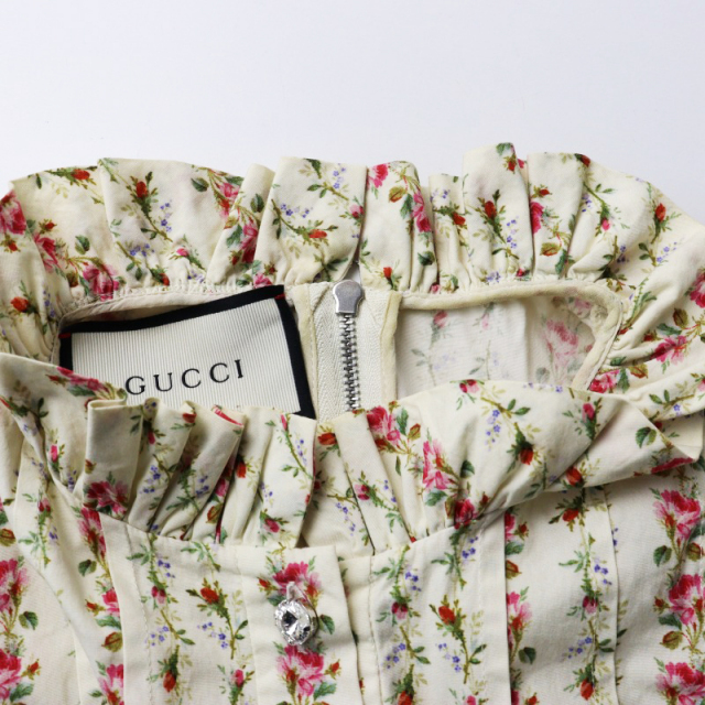 JPタグ グッチ GUCCI 477904 ZJX16 2017年 ローズプリント コットン