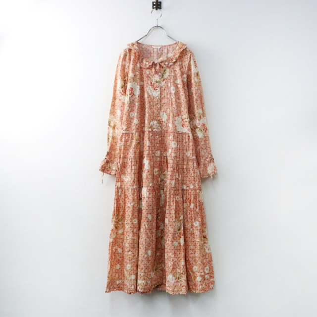 ピンクハウス PINK HOUSE 綿ローン フェイバリットブーケ 前開き  