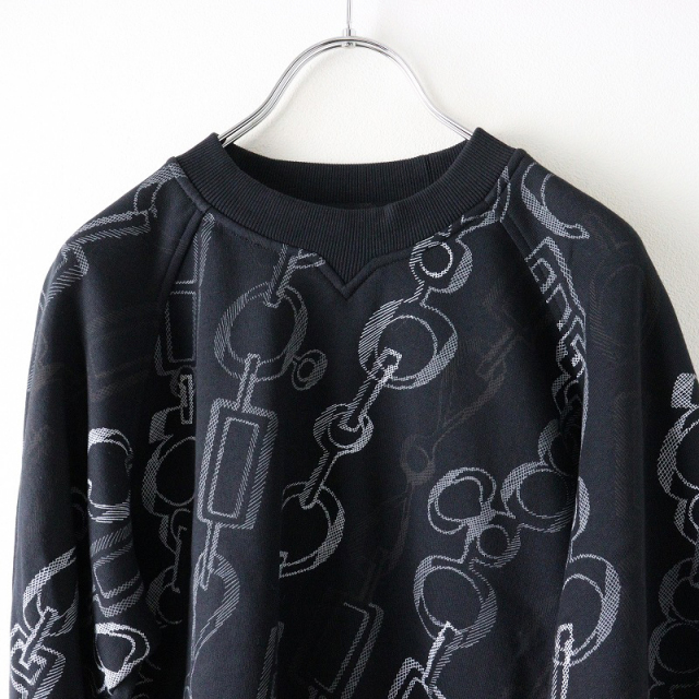 新品未使用タグ付き✨HERMES エルメス　Tシャツ　グレー　ブラック マキシtシャツ-刺繍入り--