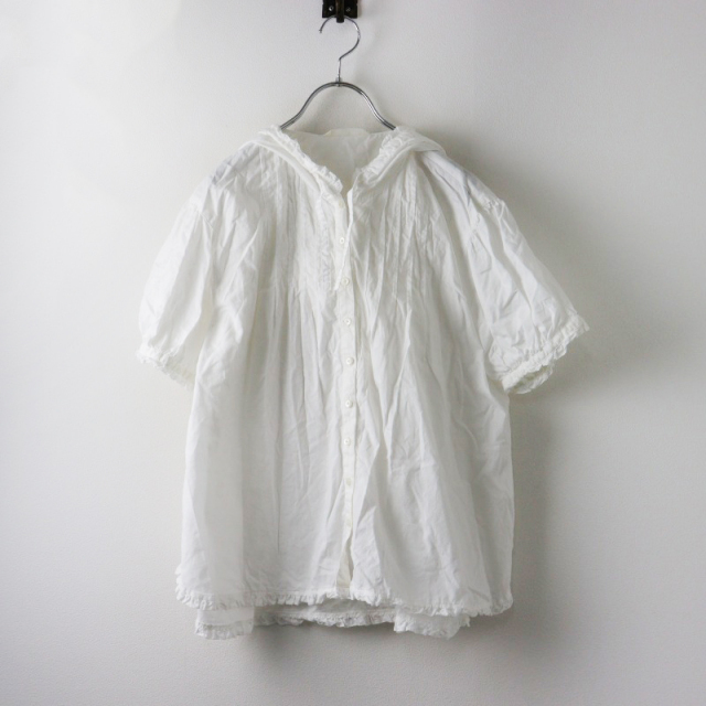 PINK HOUSE - 2020AW ピンクハウス PINK HOUSE コットン ピコフリル フーデッド いちご刺繍 ブラウス M/レッド プルオーバー フード【2400013784146】 2020AW ピンクハウス PINK HOUSE コットン ピコフリル