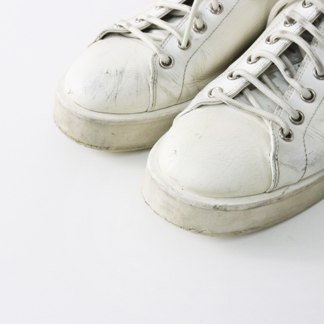 ジルサンダー Jil Sander JS34060A レザースニーカー 35/ホワイト