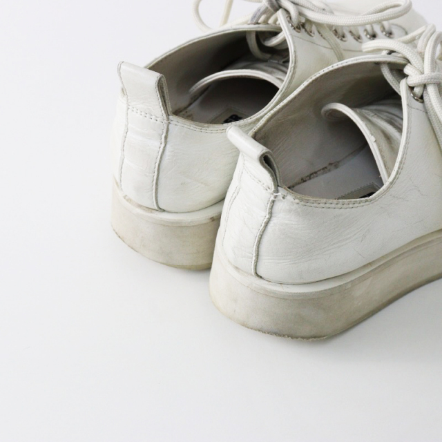 ジルサンダー Jil Sander JS34060A レザースニーカー 35/ホワイト