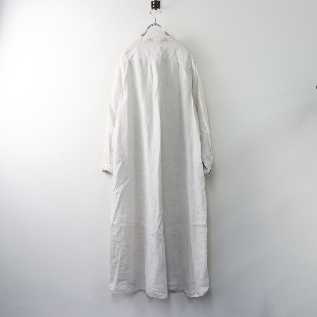 2021AW ネストローブ nest Robe リネンバンドカラーシャツ