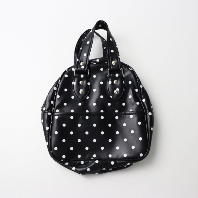 コムデギャルソンガール エナメルリボンバッグ comme des garcons