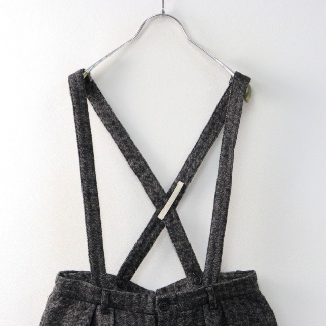 美品 ローブデポー ROBE de PEAU リネンウールヘリンボーン  