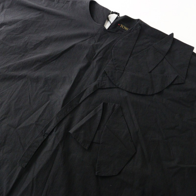 towavase トワヴァーズ シルク ブラック 黒 ドレス ワンピース towavase トワヴァーズ シルク ブラック 黒 ドレス ワンピース