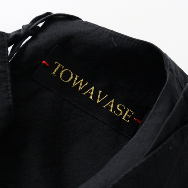 トワヴァーズ TOWAVASE コットン フラワーモチーフ ワイド