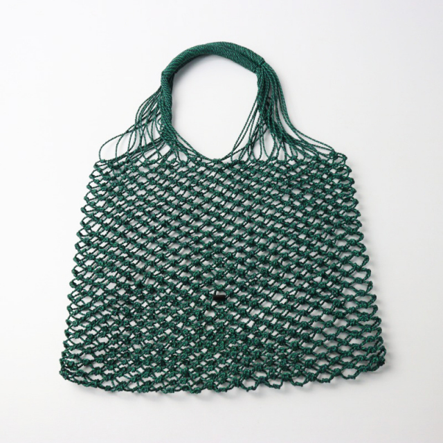 極美品 アエタ Aeta TL TOTE M レザー メッシュ編み トート