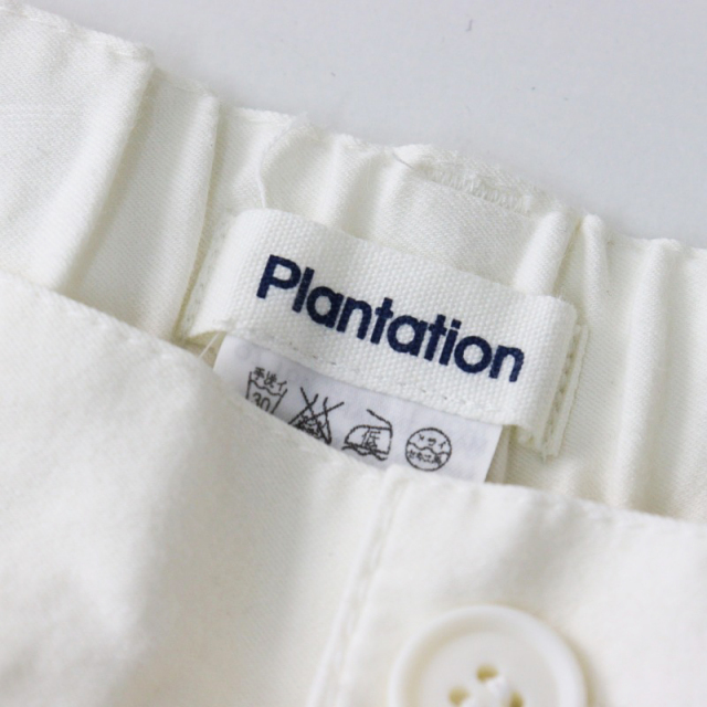 タグ付き Plantation プランテーション アンクル丈 パンツ ボトムス プランテーション Plantation ストレッチコットン 半端丈