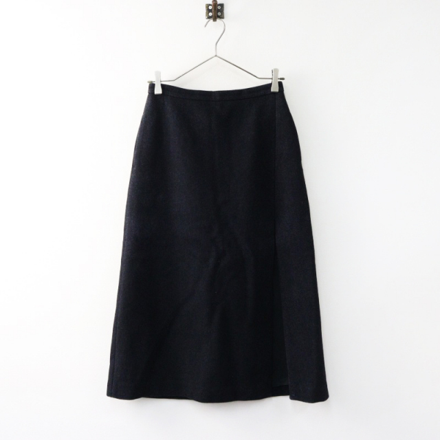 AURALEE WOOL SILK MELTON SLIT SKIRT 【公式通販】