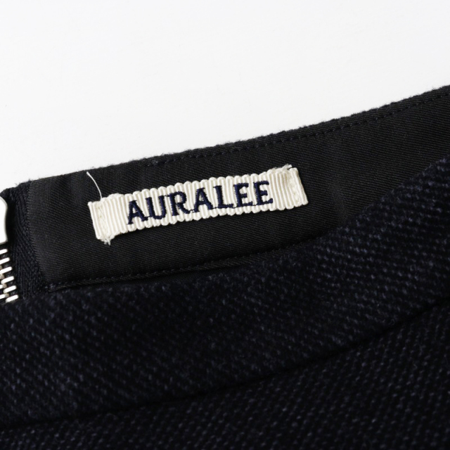 オーラリー AURALEE MELTON SLIT SKIRT メルトンスリットスカート 1  