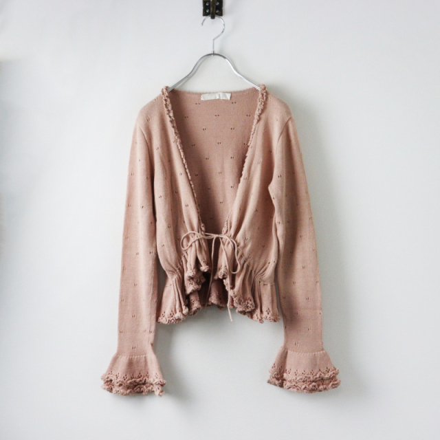 期間限定価格】ピンクハウス PINK HOUSE コットン 袖 裾フリル 期間限定価格】ピンクハウス PINK HOUSE コットン 袖 裾フリル