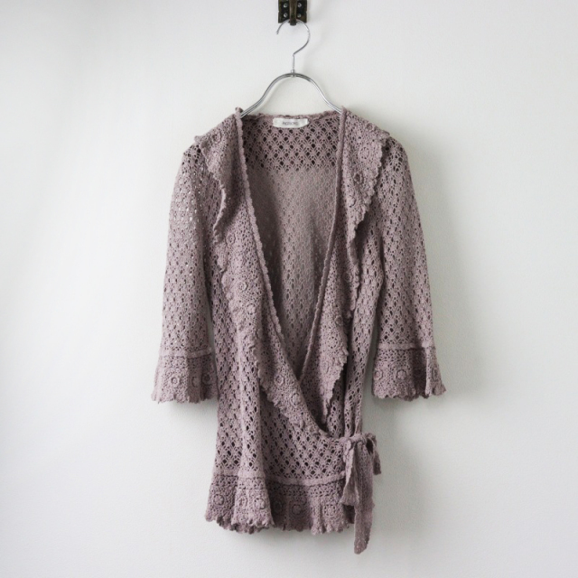 美品　INGEBORG インゲボルグ　レースタックスカート　11号 INGEBORG インゲボルグ 秋冬 向き カサブランカ ユリ 花柄