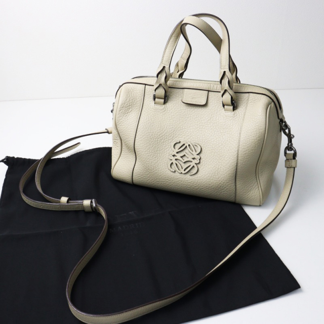 期間限定価格】ロエベ LOEWE フスタ25 カーフスキン 2WAY ミニボストン 