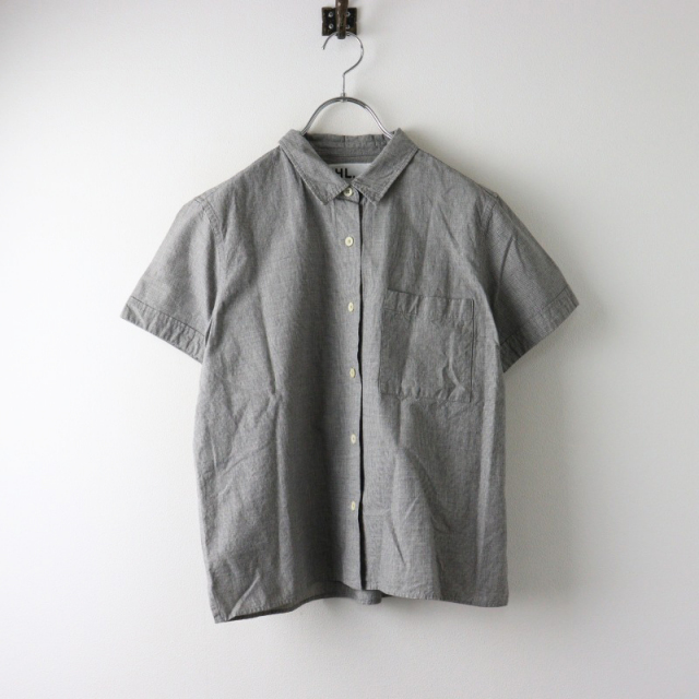 マーガレットハウエル ロングシャツワンピース フレア 綿100