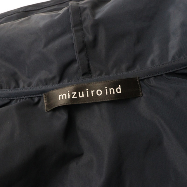 ミズイロインド mizuiro ind ドレープ フーデッド カーディガン/ネイビー ポリエステル 羽織り ジャケット アウター 【2400014470147】 楽天市場】mizuiro ind ミズイロインド ドレープ フーデッド