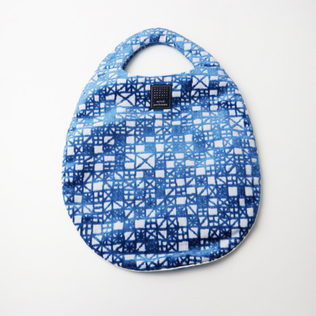 美品 ミナペルホネン forest parade エッグバッグ ネイビー 【公式通販】